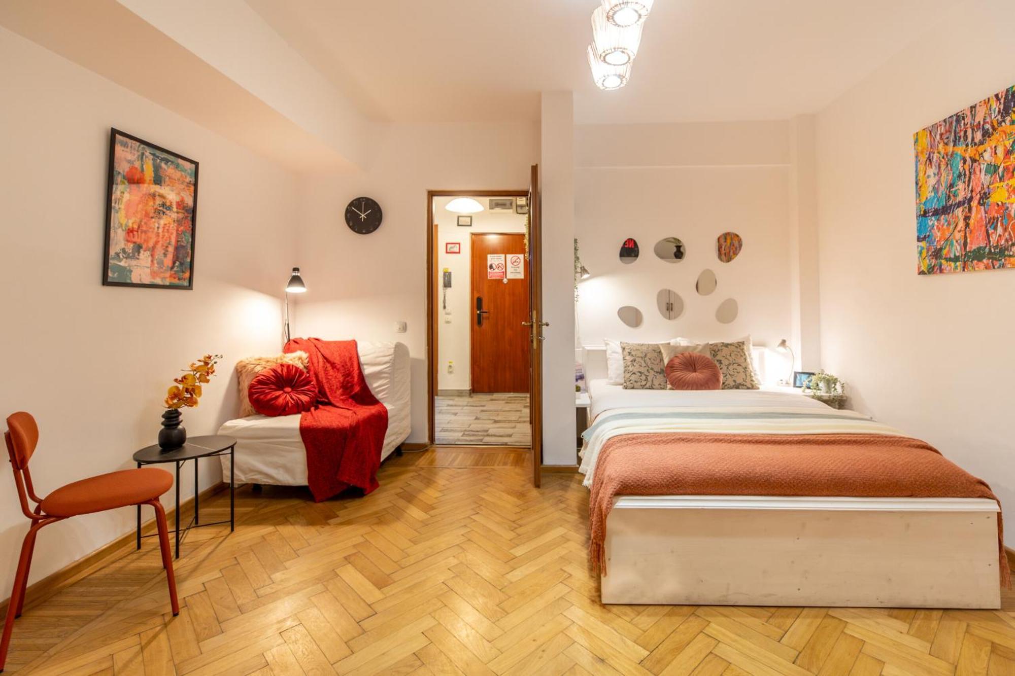 2Br Apartment At Piata Natiunilor Unite: Perfect For City Center Stays Букурещ Екстериор снимка